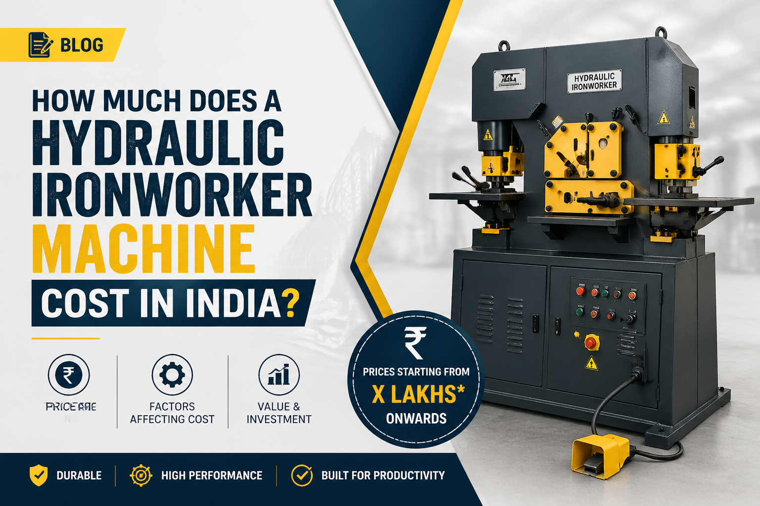 Hydraulic Ironworker Machine